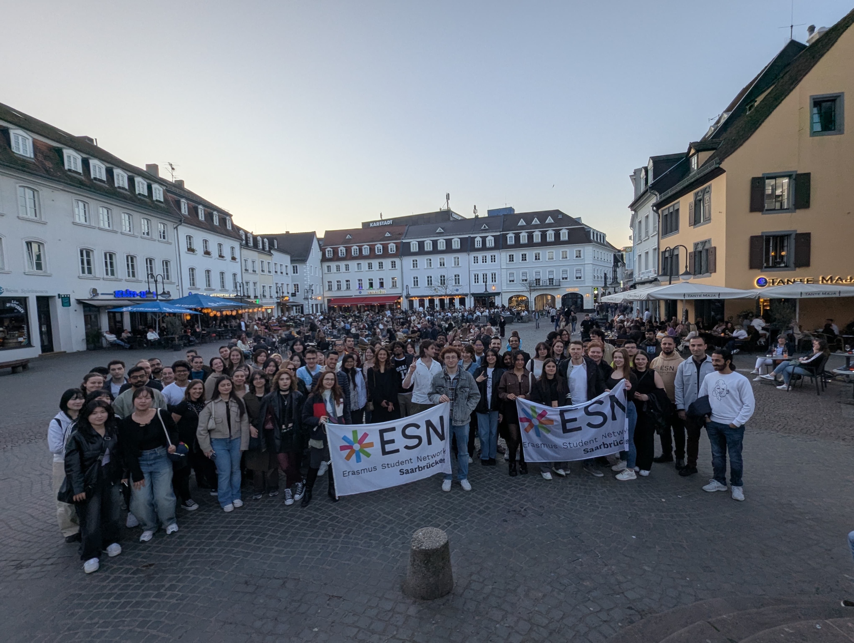 Les étudiants de l'ESN à Sarrebruck