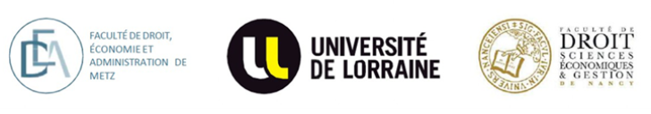 logo faculté droit metz, logo université de lorraine et logo faculté de droit de Nancy
