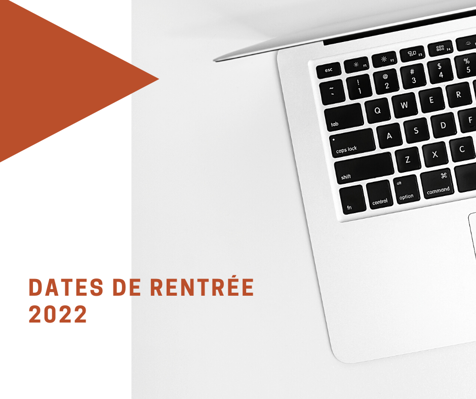 Dates de rentrée 2022