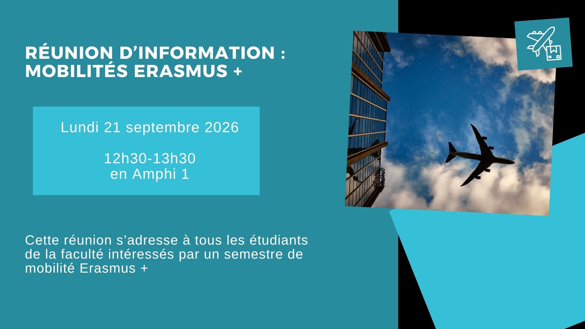 Réunion d'information : Erasmus +
