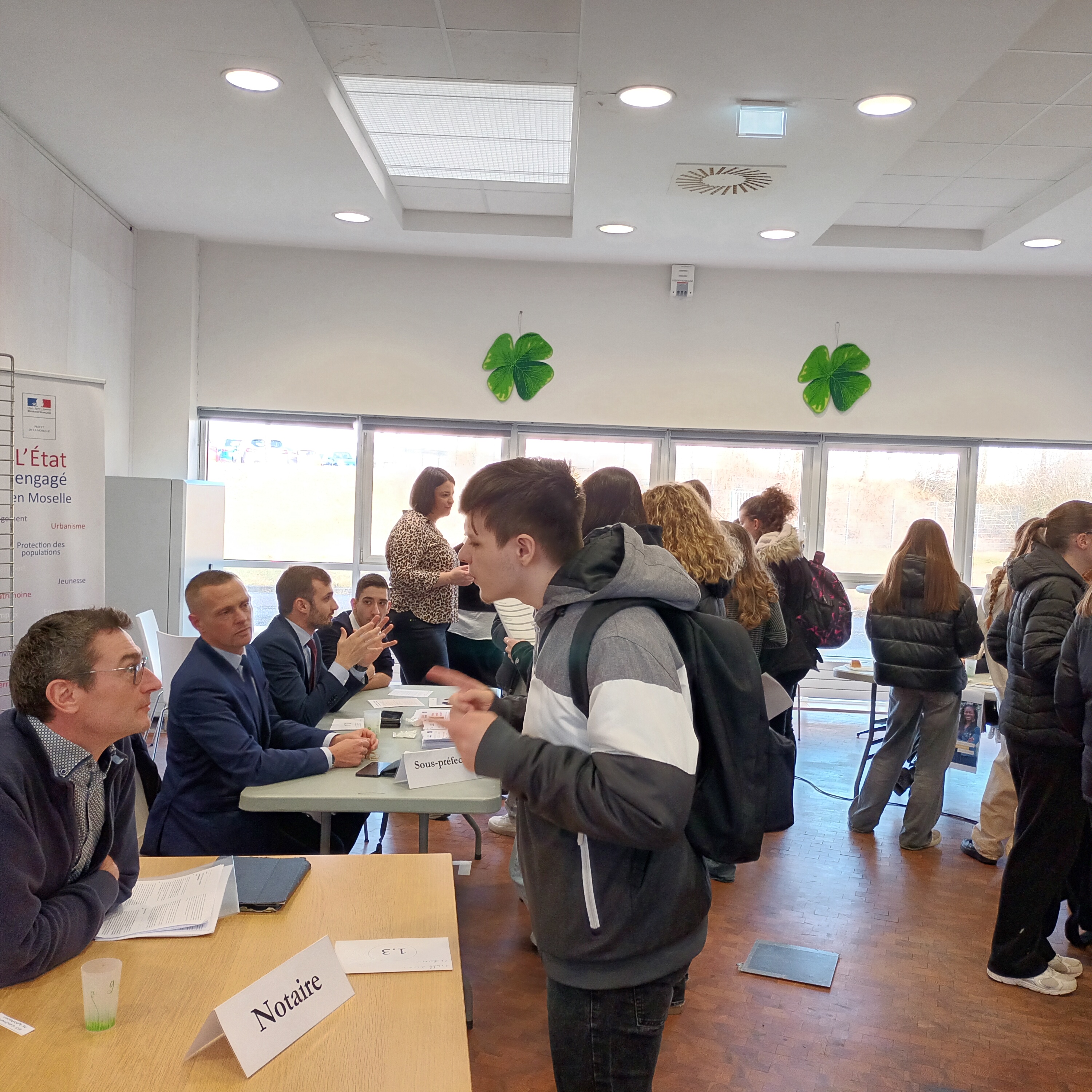 Les professionnels venus présenter les métiers du droit