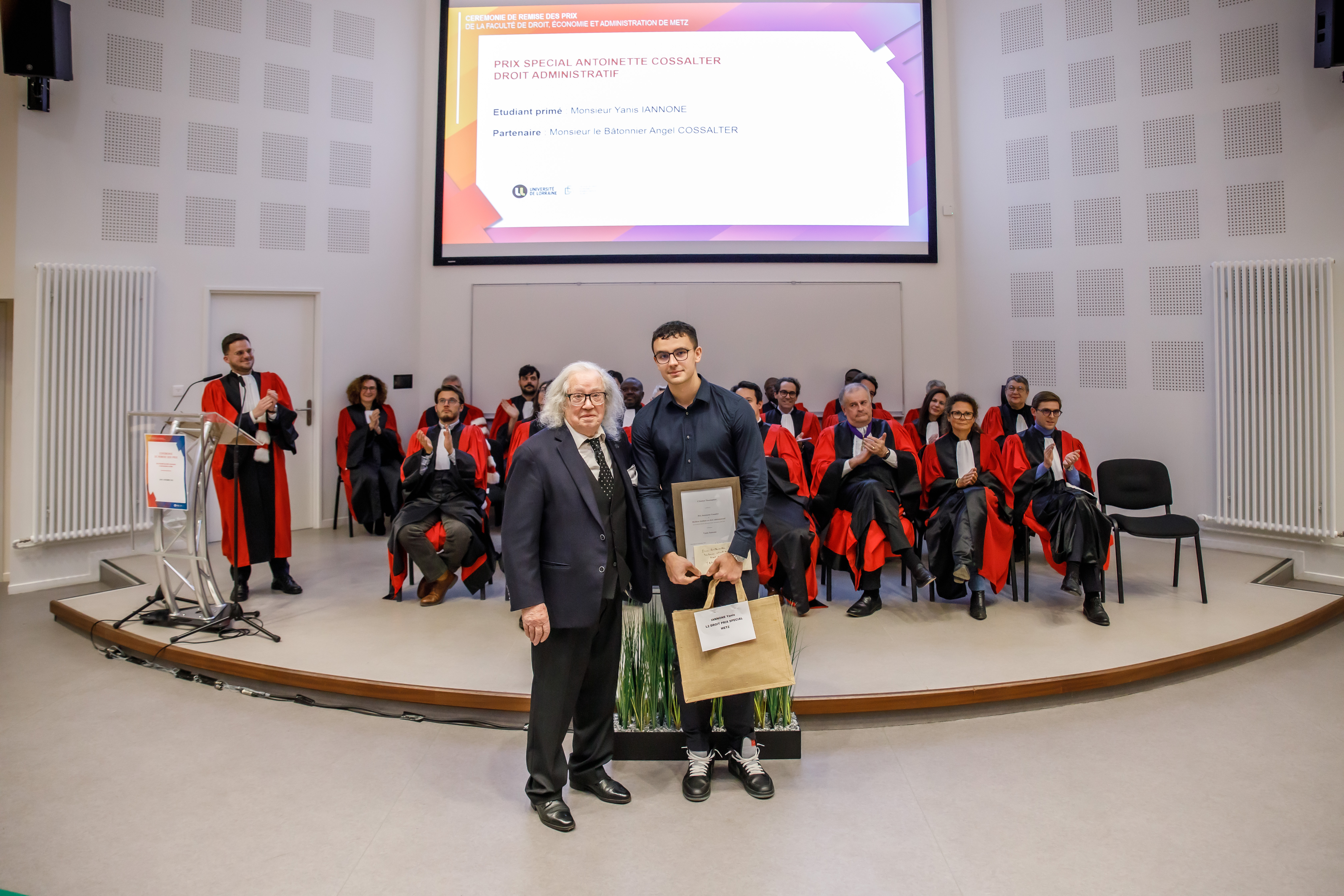 Les 3 primés de L1 droit Sarreguemines promotion 2023-2024