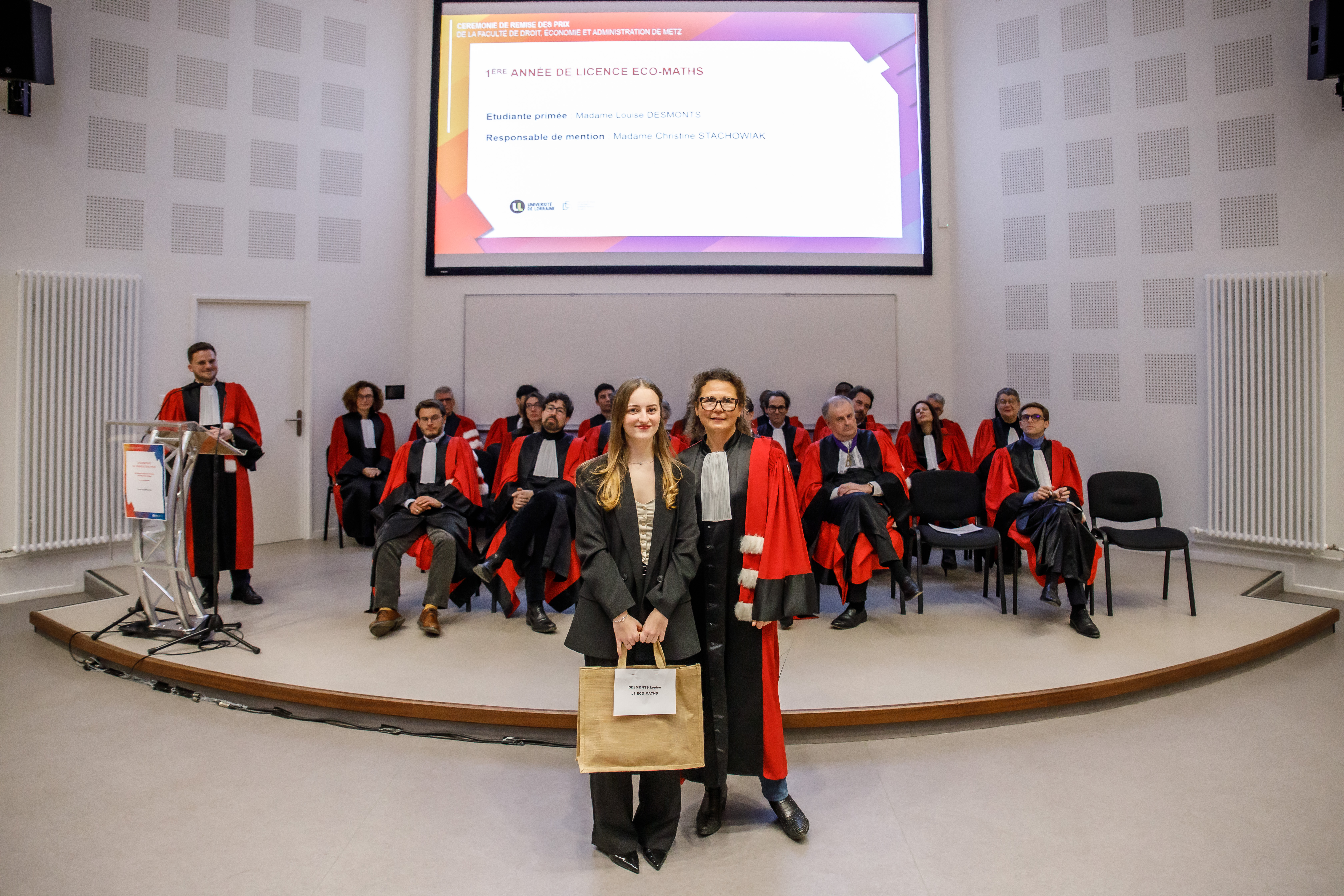 Les 3 primés de la L1 économie - promotion 2023-2024