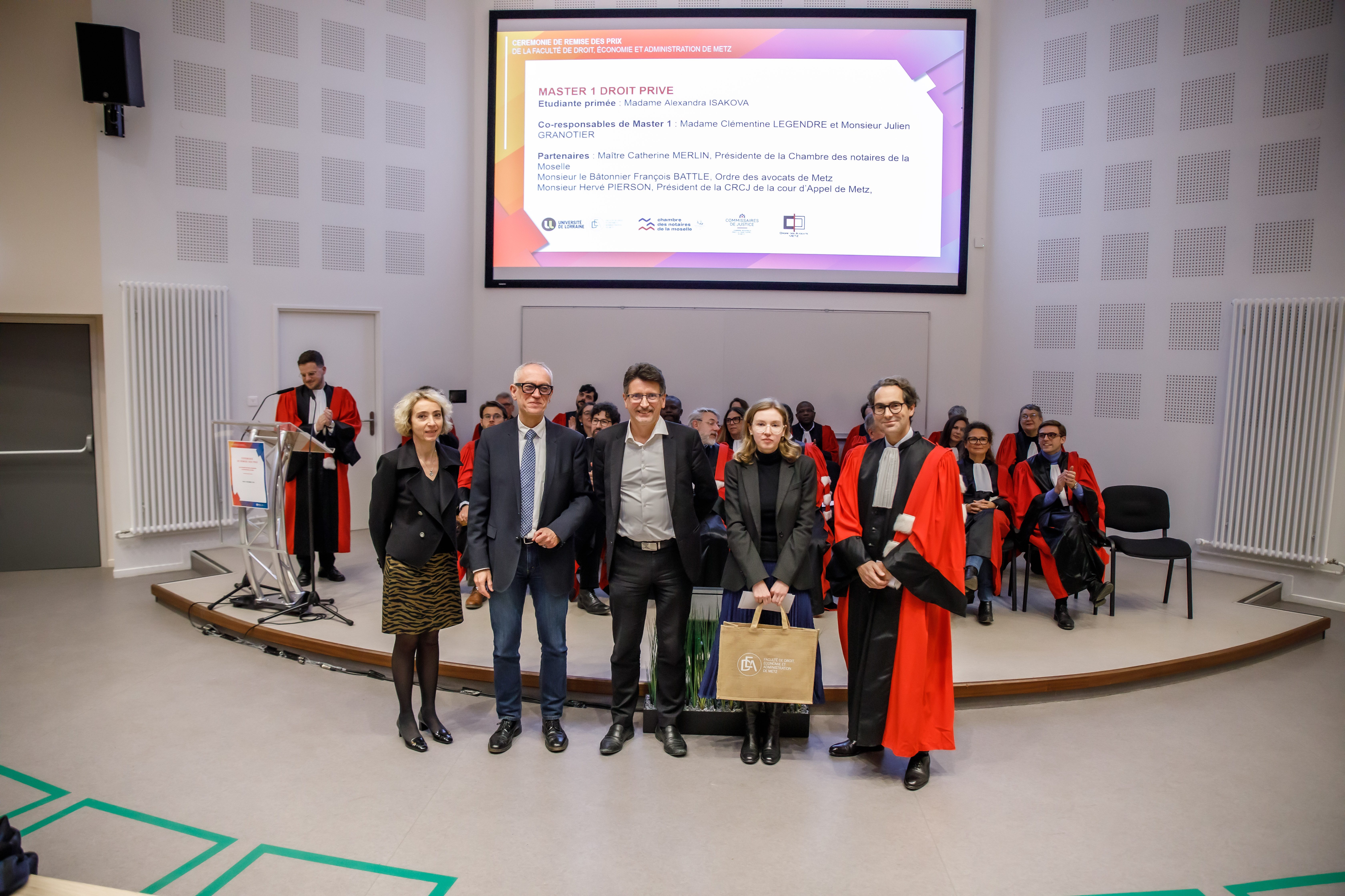 Les 3 primés de la L3 AES - promotion 2023-2024