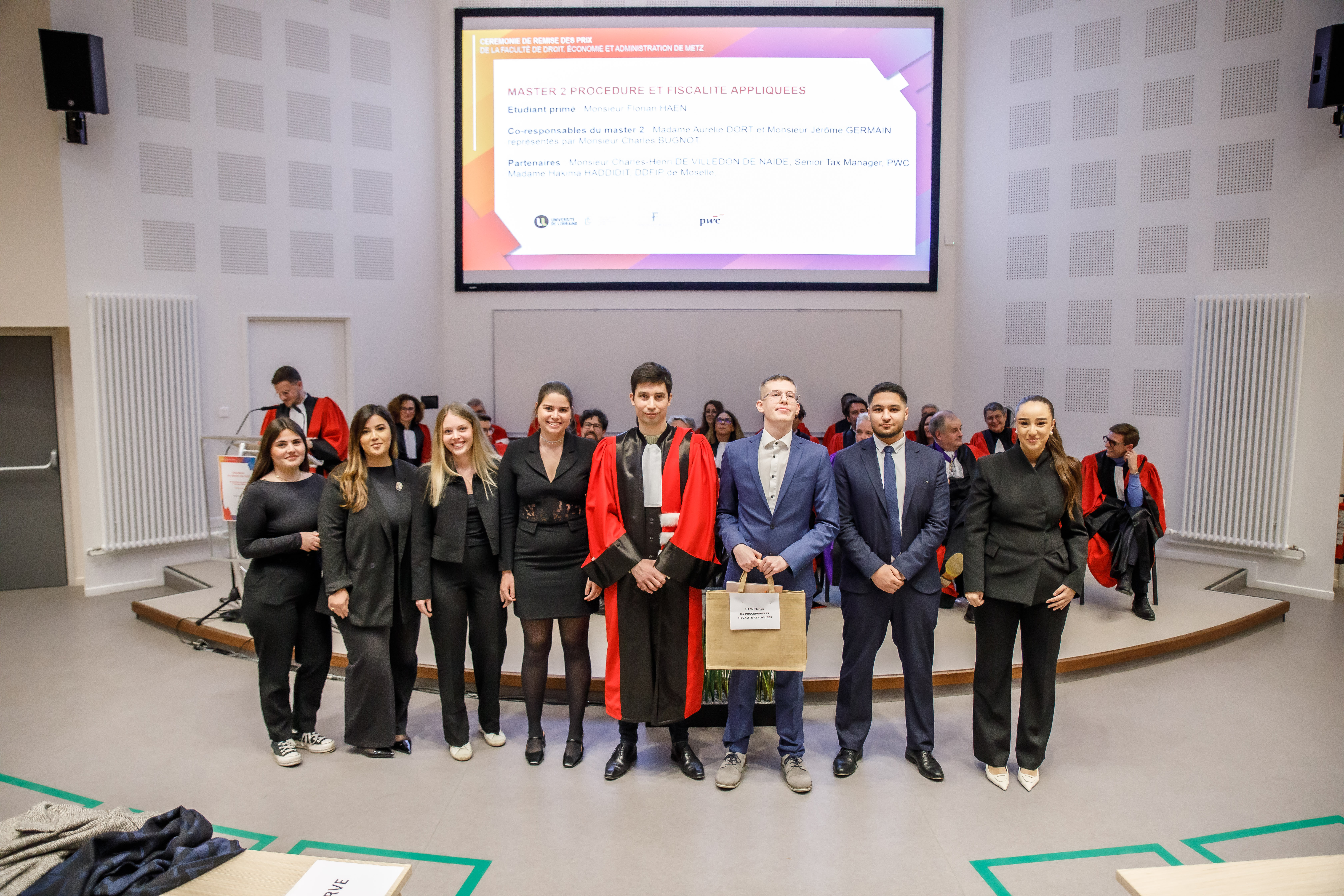 Promotion et major du master 2 procédure et fiscalité appliquées - promotion 2023-2024