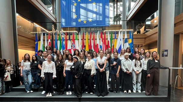 étudiant(e)s au Parlement européen